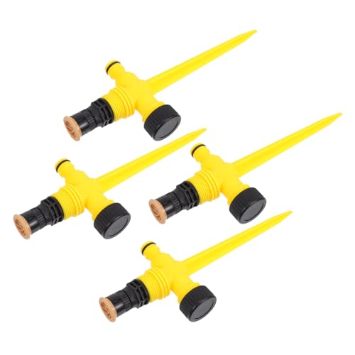 SEWOART 4Stücke Teiliges Sprinkler System Stabiler Gartensprinkler mit Einstellbarem Sprühkopf für Automatische Bewässerung und Kühlung Dächern Erdspieß SEWOART 4Stücke Teiliges Sprinkler System Stabiler Gartensprinkler mit Einstellbarem Sprühkopf für Automatische Bewässerung und Kühlung Dächern Erdspieß von SEWOART