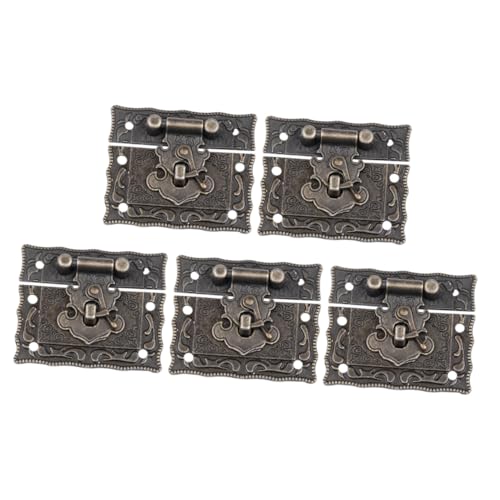 SEWOART 5 Sätze Retro Design Schrankverschluss aus Zinklegierung Robuste Dekorative Schnappverschlüsse für Schmuck Aufbewahrungsboxen Vielseitig Einsetzbar für Schränke Kommoden Vintage SEWOART 5 Sätze Retro Design Schrankverschluss aus Zinklegierung Robuste Dekorative Schnappverschlüsse für Schmuck Aufbewahrungsboxen Vielseitig Einsetzbar für Schränke Kommoden Vintage von SEWOART