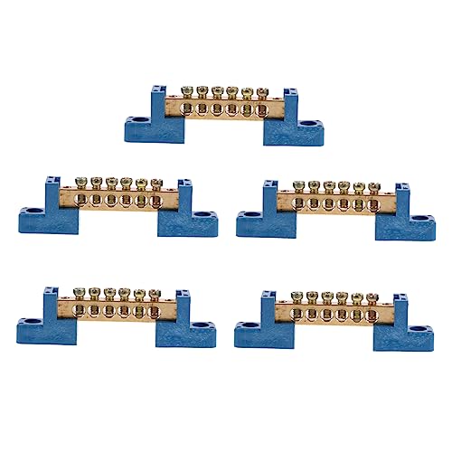 SEWOART 5 Stück 6 Terminals Autobatterien Schraubklemme Erdung 12v Sammelschiene Endstromschiene Kfz-klemmenblock Autoblox Komfortabel Verteilerklemme Klemmleiste Verteilerkasten Messing SEWOART 5 Stück 6 Terminals Autobatterien Schraubklemme Erdung 12v Sammelschiene Endstromschiene Kfz-klemmenblock Autoblox Komfortabel Verteilerklemme Klemmleiste Verteilerkasten Messing von SEWOART