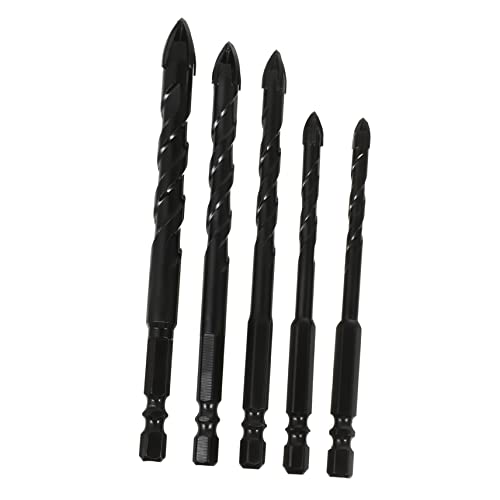 SEWOART 5 Stück Teiliges Hartmetall Bohrer Set für Fliesen Präzise Bohrungen Kompatibel mit Elektrowerkzeugen Langlebig und Vielseitig Einsetzbar SEWOART 5 Stück Teiliges Hartmetall Bohrer Set für Fliesen Präzise Bohrungen Kompatibel mit Elektrowerkzeugen Langlebig und Vielseitig Einsetzbar von SEWOART