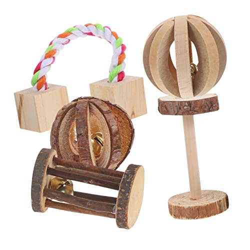 SEWOART 5 Stück Teiliges Holz Kauspielzeug für Kleintiere Natürlicher Zahnpflege Spielzeugset Zähneknirschen für Hamster Kaninchen Meerschweinchen und Andere Kleine Haustiere SEWOART 5 Stück Teiliges Holz Kauspielzeug für Kleintiere Natürlicher Zahnpflege Spielzeugset Zähneknirschen für Hamster Kaninchen Meerschweinchen und Andere Kleine Haustiere von SEWOART