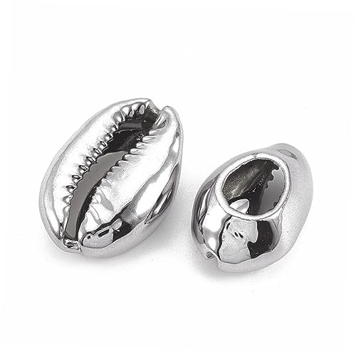 SEWOART 50 Stück 15 Mm Galvanisierte Muschelperlen Kauri-muscheln Armbandmacher Zur Herstellung Von Anhängern SEWOART 50 Stück 15 Mm Galvanisierte Muschelperlen Kauri-muscheln Armbandmacher Zur Herstellung Von Anhängern von SEWOART