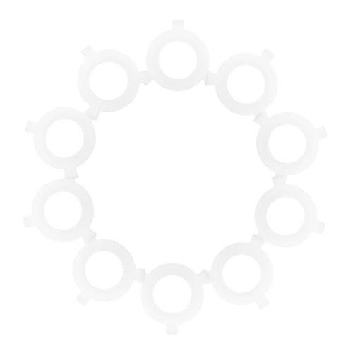SEWOART 50 Stück Lampenschirm-reduzierring Weiß Kunststoff Lampenfassung Adapter Ringe für DIY Lampenreparatur Tischlampen Deckenleuchten Pendelleuchten SEWOART 50 Stück Lampenschirm-reduzierring Weiß Kunststoff Lampenfassung Adapter Ringe für DIY Lampenreparatur Tischlampen Deckenleuchten Pendelleuchten von SEWOART