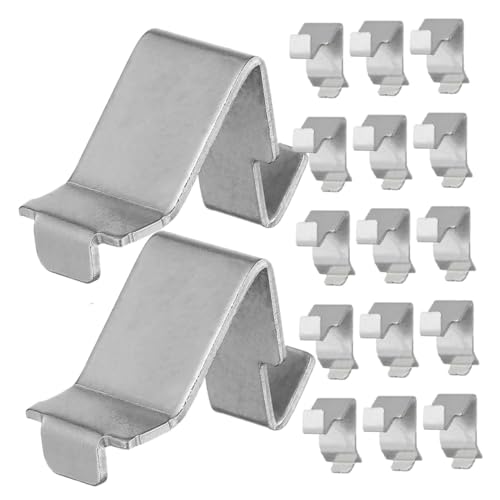 SEWOART 50 Stück Metall Regalbodenträger Dicke Schwerlast Halteklammern für Aktenschränke Küchen Bücherregale Stabile Metallpilaster Klammern zur Einfachen Fachbodenbefestigung SEWOART 50 Stück Metall Regalbodenträger Dicke Schwerlast Halteklammern für Aktenschränke Küchen Bücherregale Stabile Metallpilaster Klammern zur Einfachen Fachbodenbefestigung von SEWOART