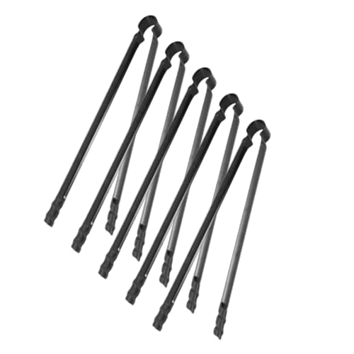 SEWOART Camping Kaminzange 5 Stück Metall Holzkohle Clip Grillzubehör Für Outdoor Aktivitäten Leichtes Material Hitzebeständig Langlebig Für Grillen Und Feuerstelle von SEWOART