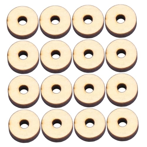 SEWOART 5er Packungen Kleine Runde Holzscheiben aus Naturbelassenem Holz Glatt Geschliffen für DIY Bastelprojekte Malerei Untersetzer Weihnachts und Hochzeitsdekorationen pro Packung von SEWOART