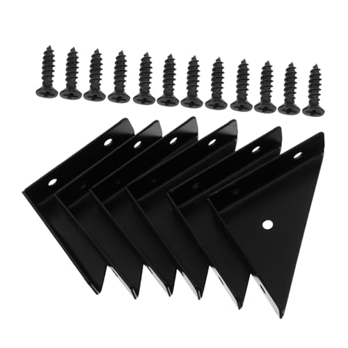 SEWOART 6 Sätze Eckwinkel Halterungen Set Teiliges Eckstützen Sortiment für Möbel Metallwinkel für Schreibtisch Bett und Schrank Langlebig und Stabil SEWOART 6 Sätze Eckwinkel Halterungen Set Teiliges Eckstützen Sortiment für Möbel Metallwinkel für Schreibtisch Bett und Schrank Langlebig und Stabil von SEWOART