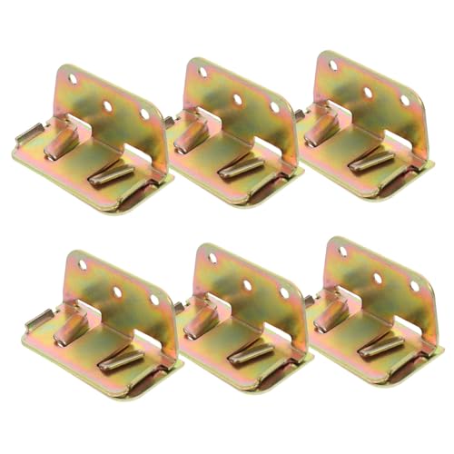 SEWOART 6 Stück Bettrahmenverbinder Dicke mit U förmiger Halterung für Stabile Bettquerträger Einfache Montage und Passform für Diverse Bettgestelle SEWOART 6 Stück Bettrahmenverbinder Dicke mit U förmiger Halterung für Stabile Bettquerträger Einfache Montage und Passform für Diverse Bettgestelle von SEWOART