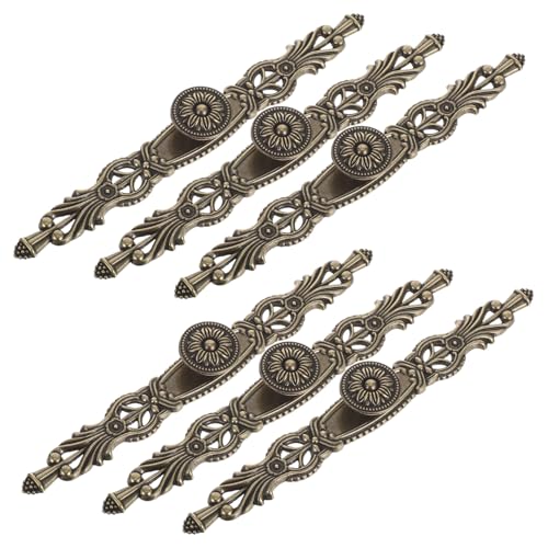 SEWOART 6 Stück Teiliges Antike Möbelgriffe Lang Vintage Retro Schubladengriffe für Küchenschränke Kommoden und Kleiderschränke Komfortabler Griff Elegantes Design SEWOART 6 Stück Teiliges Antike Möbelgriffe Lang Vintage Retro Schubladengriffe für Küchenschränke Kommoden und Kleiderschränke Komfortabler Griff Elegantes Design von SEWOART