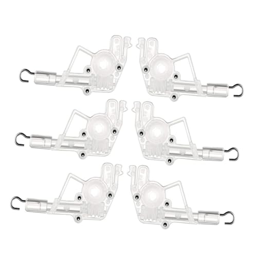 SEWOART 6 Stück Teiliges Set Wandkipper für Jalousien mit Sechseckigem Getriebe Transparent Langlebig Kompakt Einfache Installation Ersatz für Horizontale Lamellenjalousien SEWOART 6 Stück Teiliges Set Wandkipper für Jalousien mit Sechseckigem Getriebe Transparent Langlebig Kompakt Einfache Installation Ersatz für Horizontale Lamellenjalousien von SEWOART