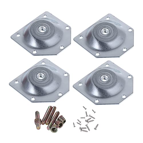 SEWOART 6 Stück Teiliges Tischbeinverbinder Pads Eisenplatte Praktische Montageplatte für Möbelbeine für Nordische Teetische Stühle und Nachttische Langlebig und Einfach zu Handhaben von SEWOART