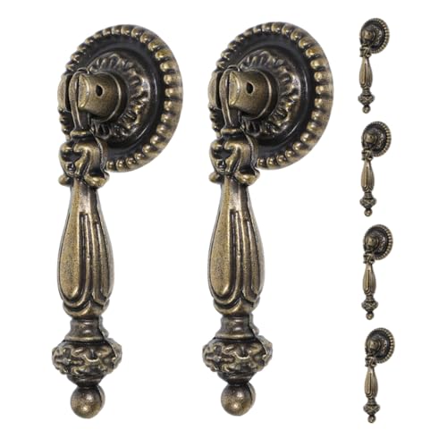 SEWOART 6 Stück Vintage Metall Schubladengriffe aus Zinklegierung Antike Tropfenform Einlochiger Schrankgriff für Küche Bad Kommode Möbel Eleganter Retro Stil Bronzefarben SEWOART 6 Stück Vintage Metall Schubladengriffe aus Zinklegierung Antike Tropfenform Einlochiger Schrankgriff für Küche Bad Kommode Möbel Eleganter Retro Stil Bronzefarben von SEWOART