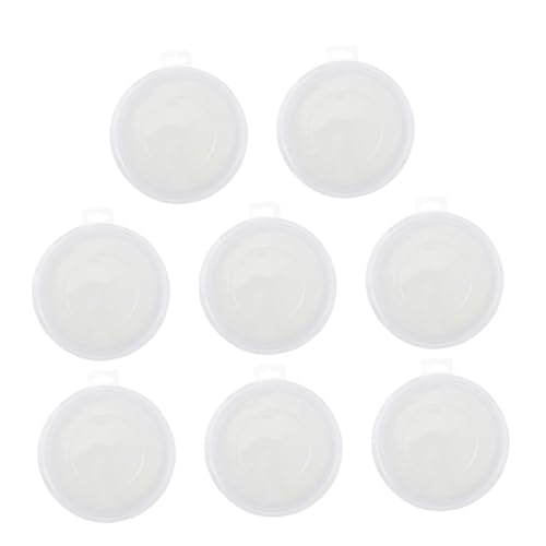 SEWOART 8 Stück Teiliges Wiederverwendbaren Stempelkissen für DIY Runde Waschbare Tintenpads für Fingerabdruckkunst und Bastelprojekte für Zuhause und Büro von SEWOART