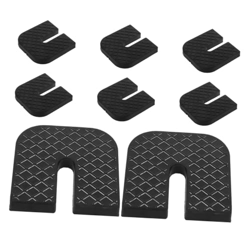 SEWOART 8 Stück Vibrations Pads aus für Waschmaschinen und Klimaanlagen U Förmige Dämpfungsmatten zur Geräuschreduzierung und Stoßdämpfung Rutschfest und Langlebig SEWOART 8 Stück Vibrations Pads aus für Waschmaschinen und Klimaanlagen U Förmige Dämpfungsmatten zur Geräuschreduzierung und Stoßdämpfung Rutschfest und Langlebig von SEWOART