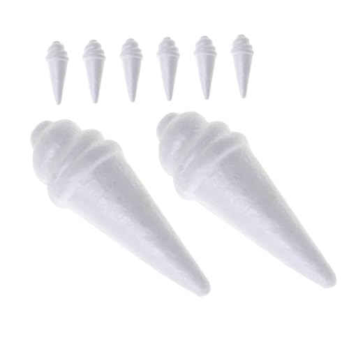 SEWOART 8 Stück DIY-Schaumstoff-eiscremes Zum Bemalen Unfertige Eiscreme-Modelle Leere Schaummodelle SEWOART 8 Stück DIY-Schaumstoff-eiscremes Zum Bemalen Unfertige Eiscreme-Modelle Leere Schaummodelle von SEWOART
