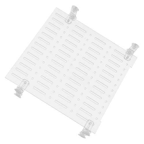 SEWOART Aquarium Trennwand aus Klarem Fischtank Isolationsplatte mit Gitterlöchern für Sichere Fischaufzucht und Optimale Wasserzirkulation von SEWOART