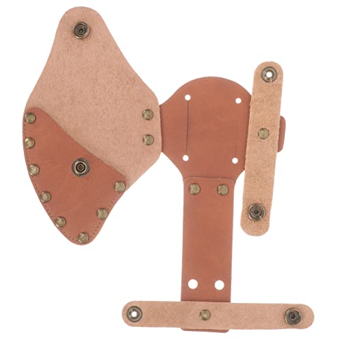 SEWOART Elegante Leder-Beil-Abdeckung Tragbare Schutzhülle Für Sicheres Camping Und Wandern von SEWOART