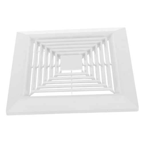 SEWOART Badezimmer Lüftungsgitter mit Feder Ersatzabdeckung für Quadratische Decken Wandventilatoren Wetterbeständiger Schutz für Abluftventilatoren Einfache Reinigung Zuverlässiger von SEWOART