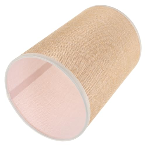 SEWOART Boho Lampenschirm Leinenstoff Trommel Lampenschirm für Pendelleuchte Einfacher Clip Lampenschutz Weich Warmes Licht für Esszimmer und Gästezimmer Dekorative Deckenlampe von SEWOART