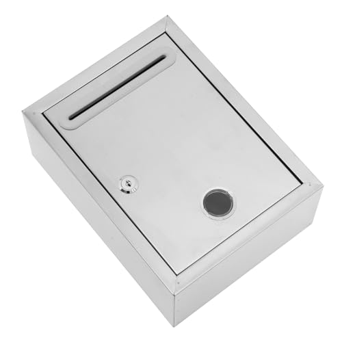 SEWOART Kiste Zum Abschließen Box Schulbriefkasten Vorschlag Sammelbehälter Briefpostbehälter Verschließbare Lagerbehälter Kiste Abschließbar von SEWOART