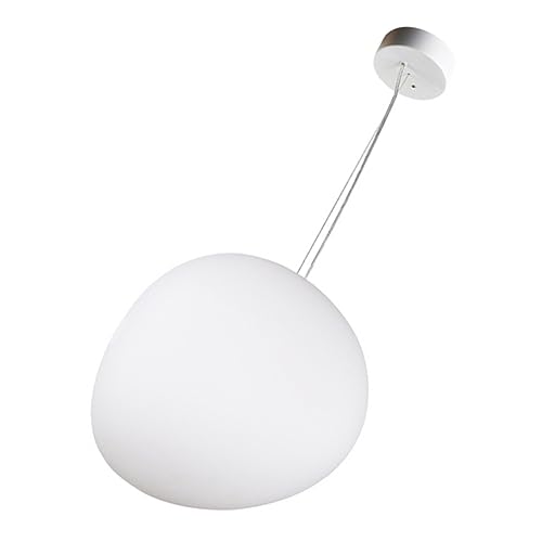 SEWOART Cobblestone Kronleuchter Küche Zimmer Zeitgenössisch Innen Wohnform Bauernhaus Leuchten Leuchten Decke Hängend Deckenleuchte Kronleuchter Lampe Deckenlampe Glas Weiß von SEWOART