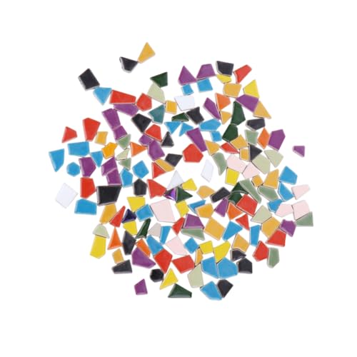 SEWOART DIY Mosaiksteine Bunte Unregelmäßige Kristallglas Keramikstücke zum Basteln Handgemachte Dekoration für Bilderrahmen Blumentöpfe Tassen und Heimdeko SEWOART DIY Mosaiksteine Bunte Unregelmäßige Kristallglas Keramikstücke zum Basteln Handgemachte Dekoration für Bilderrahmen Blumentöpfe Tassen und Heimdeko von SEWOART