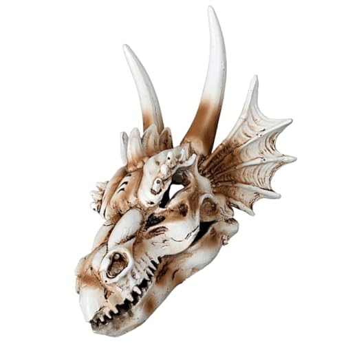 SEWOART Dinosaurier Schädel Aquarium Dekoration aus Umweltfreundlichem Harz Naturgetreues Versteck und Landschaftsornament für Fische Garnelen und Reptilien im Terrarium Mittelgroß SEWOART Dinosaurier Schädel Aquarium Dekoration aus Umweltfreundlichem Harz Naturgetreues Versteck und Landschaftsornament für Fische Garnelen und Reptilien im Terrarium Mittelgroß von SEWOART