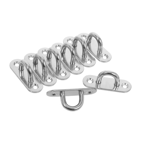 SEWOART Edelstahl Deckenhaken Pad Eye Platte Rund Rechteckig Schwerlast Wandhalterung Rostfrei Seewasserbeständig Für Sonnensegel Boot Outdoor SEWOART Edelstahl Deckenhaken Pad Eye Platte Rund Rechteckig Schwerlast Wandhalterung Rostfrei Seewasserbeständig Für Sonnensegel Boot Outdoor von SEWOART