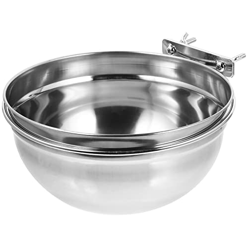 SEWOART Wassernapf Für Hunde Aus Edelstahl Abnehmbar Zum Aufhängen Für Kisten Und Haustierkäfige Leicht Zu Reinigen Waschen von SEWOART