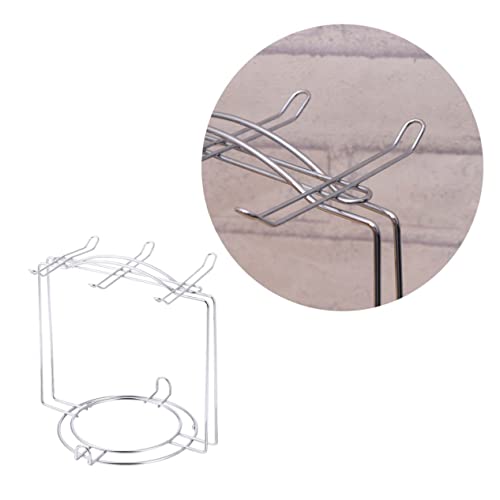 SEWOART Edelstahl Kaffeetassenhalter und Tellerorganizer Platzsparender Küchenorganizer für Teller Multifunktionaler Vertikaler Becherhalter für Küchenschrank Arbeitsplatte und Büro von SEWOART