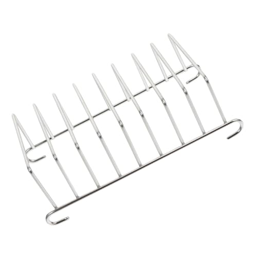 SEWOART Edelstahl Toast Rack für Heißluftfritteuse Hitzebeständiges Airfryer Zubehör Platzsparendes Einfach zu Reinigendes Grill und Kühlgestell für Brot und Snacks SEWOART Edelstahl Toast Rack für Heißluftfritteuse Hitzebeständiges Airfryer Zubehör Platzsparendes Einfach zu Reinigendes Grill und Kühlgestell für Brot und Snacks von SEWOART