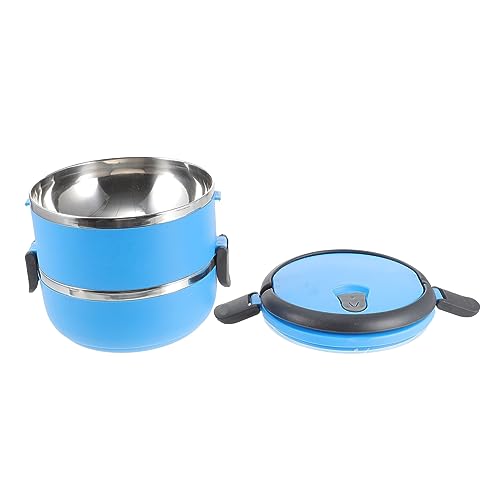 SEWOART Edelstahlnapf Für Hund Mit Deckel Tragbarer Futternapf 1400 Ml Wasserbehälter Für Reisen Auslaufsicher Und Einfach Zu Reinigen von SEWOART