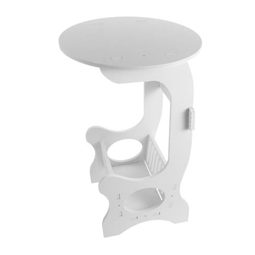 SEWOART Eleganter Runder Beistelltisch mit Stauraum Kleiner Couchtisch für Wohnzimmer Schlafzimmer Balkon Vielseitig Einsetzbar als Nachttisch oder Bücherregal Platzsparend und Modern SEWOART Eleganter Runder Beistelltisch mit Stauraum Kleiner Couchtisch für Wohnzimmer Schlafzimmer Balkon Vielseitig Einsetzbar als Nachttisch oder Bücherregal Platzsparend und Modern von SEWOART