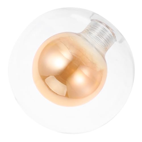 SEWOART Ersatz Lampenschirm Glaskugel Doppelwandig Transparent Deckenlampe Ersatzglas für Wohnzimmer Pendelleuchte Modernes Design Leicht zu Reinigen von SEWOART