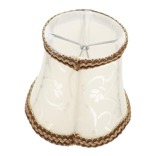SEWOART Europäischer Stoff lampenschirm für Tischlampe Langlebiger Eisenrahmen Sanfte Lichtstreuung Elegantes Design Vielseitig für Wohn Arbeitszimmer Cremefarben mit Blumenmuster SEWOART Europäischer Stoff lampenschirm für Tischlampe Langlebiger Eisenrahmen Sanfte Lichtstreuung Elegantes Design Vielseitig für Wohn Arbeitszimmer Cremefarben mit Blumenmuster von SEWOART