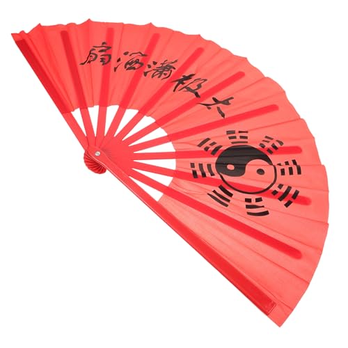 SEWOART Faltbarer Tai Chi Handfächer Robustem Kunststoff Dekorativer Kung Fu Performance Fächer für Tanz und Fotografie für Partys und Festivals SEWOART Faltbarer Tai Chi Handfächer Robustem Kunststoff Dekorativer Kung Fu Performance Fächer für Tanz und Fotografie für Partys und Festivals von SEWOART