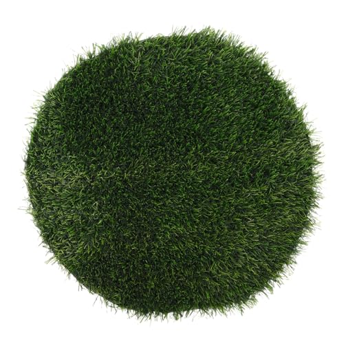 SEWOART Faux Grass Rug für Outdoor Dekoration Rundes Kunstgras für Hochzeiten Geburtstagsfeiern und Terrassendekoration Lifelike Tischdeko und Manhole Cover Schutz von SEWOART