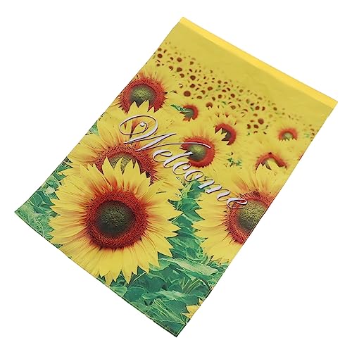 SEWOART Elegante Flachsblumenflagge Willkommensschild Festliches Wandbehang Für Zuhause Einzigartiges Muster Für Haustür Fenster Baumdekoration SEWOART Elegante Flachsblumenflagge Willkommensschild Festliches Wandbehang Für Zuhause Einzigartiges Muster Für Haustür Fenster Baumdekoration von SEWOART