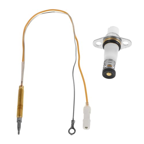SEWOART Gasherd Zündnadel Ersatzteil mit Flexibel Einstellbarem Elektromagnetventil für Verschiedene Gasherde Einfache Installation Langlebiges Design Anwendbar von SEWOART
