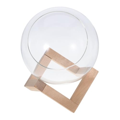 SEWOART Glas Terrarium mit Holzständer Hydroponischer Desktop Planter Mikro Landschaft Pflanzgefäß für Zimmerpflanzen Bürodekoration Platzsparend und Vielseitig Einsetzbar SEWOART Glas Terrarium mit Holzständer Hydroponischer Desktop Planter Mikro Landschaft Pflanzgefäß für Zimmerpflanzen Bürodekoration Platzsparend und Vielseitig Einsetzbar von SEWOART