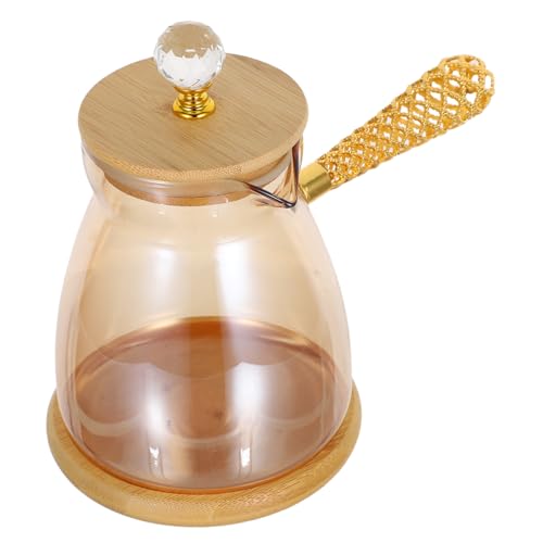 SEWOART Glas Türkische Kaffeekanne mit Seitlichem Griff Türkischer Cezve Stovetop Milch Butterwärmer Elegantes Design für Moderne und Traditionelle Küchen SEWOART Glas Türkische Kaffeekanne mit Seitlichem Griff Türkischer Cezve Stovetop Milch Butterwärmer Elegantes Design für Moderne und Traditionelle Küchen von SEWOART