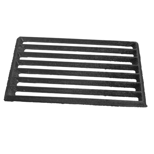 SEWOART Gusseisen Feuerrost Feuerstelle Grate Feuerholz Ofenrost Rechteckig Hochtemperaturbeständig Robust Für Kaminofen Holzofen von SEWOART