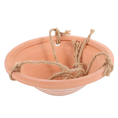 SEWOART Hängender Pflanzentopf mit Abflussloch Wetterfester Outdoor und Indoor Blumentopf für Sukkulenten und Zimmerpflanzen Vintage Wanddeko Langlebiger Keramikübertopf SEWOART Hängender Pflanzentopf mit Abflussloch Wetterfester Outdoor und Indoor Blumentopf für Sukkulenten und Zimmerpflanzen Vintage Wanddeko Langlebiger Keramikübertopf von SEWOART