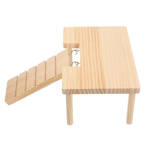 SEWOART Hamster Übung Leiter Holz Haustier Tisch Meerschweinchen Käfig Plattform Stabile Rampen Natürliche Ästhetik SEWOART Hamster Übung Leiter Holz Haustier Tisch Meerschweinchen Käfig Plattform Stabile Rampen Natürliche Ästhetik von SEWOART