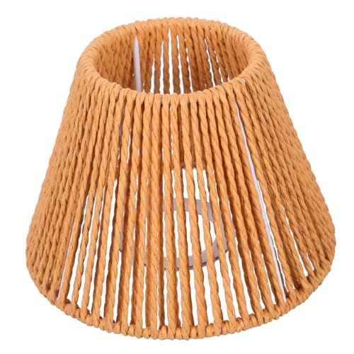 SEWOART Handgefertigter Vintage Lampenschirm aus Metall und Papierseil Boho Wandleuchte Schirm Rustikaler Handgewebter Lampenbezug für Steh Tischlampen Geeignet für Hotel Zuhause SEWOART Handgefertigter Vintage Lampenschirm aus Metall und Papierseil Boho Wandleuchte Schirm Rustikaler Handgewebter Lampenbezug für Steh Tischlampen Geeignet für Hotel Zuhause von SEWOART