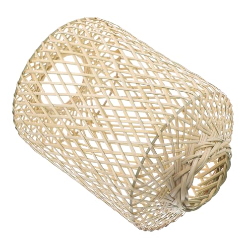 SEWOART Handgewebter Lampenschirm Rustikal Leicht Pendelleuchte Lampenabdeckung Wohnzimmer Schlafzimmer Dekoration Natürlicher Stil von SEWOART