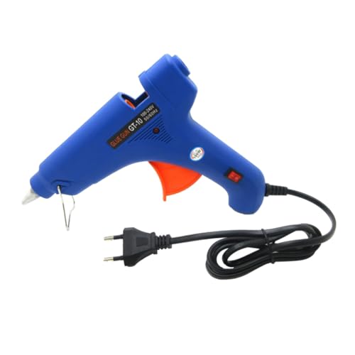 SEWOART Heißklebepistole Blau mit Abnehmbarem Ständer Ergonomisch für DIY Bastelprojekte Schnelle Reparaturen Metall Holz Glas Kunststoff Geeignet SEWOART Heißklebepistole Blau mit Abnehmbarem Ständer Ergonomisch für DIY Bastelprojekte Schnelle Reparaturen Metall Holz Glas Kunststoff Geeignet von SEWOART