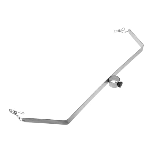 SEWOART Höhenverstellbare Fahnenmast Halterung aus Edelstahl für Innenbereich Flexibler Fahnenständer Robustes Zubehör für Nationalflaggen Elegantes Design für Büro und Veranstaltung von SEWOART