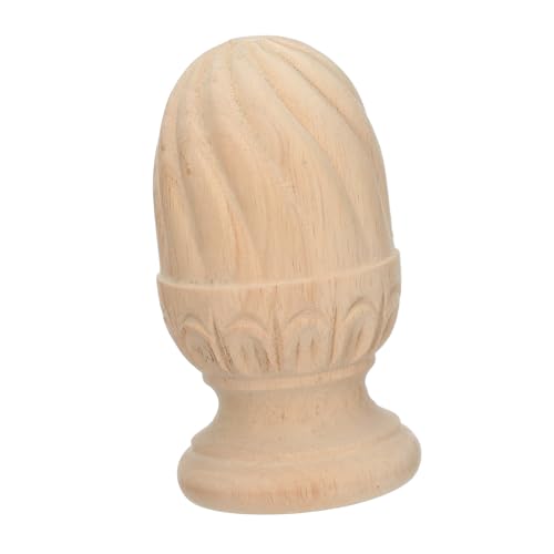 SEWOART Holzschnitzerei Dekorative Kapitelle Treppengeländersäule Holz Endstück Ornamente DIY Möbelspindeln DIY Möbelzubehör Möbel Endstück Zaunpfosten Beige SEWOART Holzschnitzerei Dekorative Kapitelle Treppengeländersäule Holz Endstück Ornamente DIY Möbelspindeln DIY Möbelzubehör Möbel Endstück Zaunpfosten Beige von SEWOART