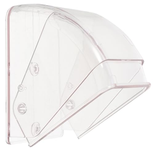 SEWOART Klarer Regenschutz für Kabellose Türklingel Wasserdichte Abdeckung für Außenbereich Transparentes Design Schützt vor Regen und Verlängert die von SEWOART